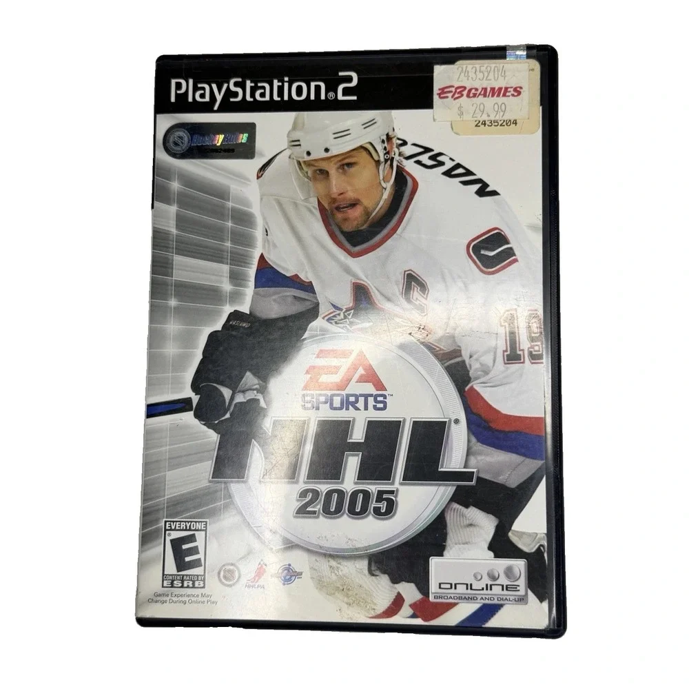 NHL 2005 (Sony PlayStation 2, 2004) Video game complete in box